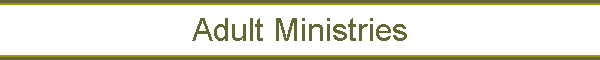 Adult Ministries